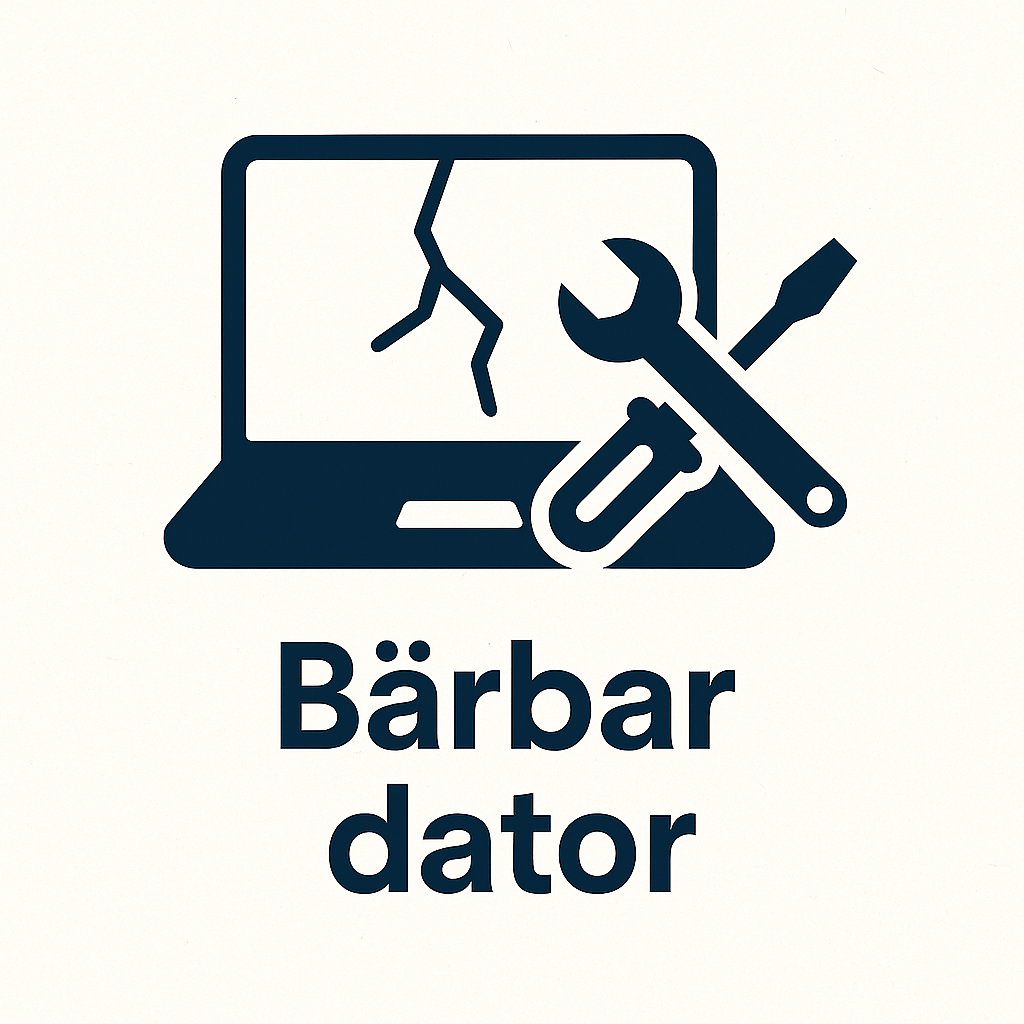 "bärbar-dator reparation ikon"